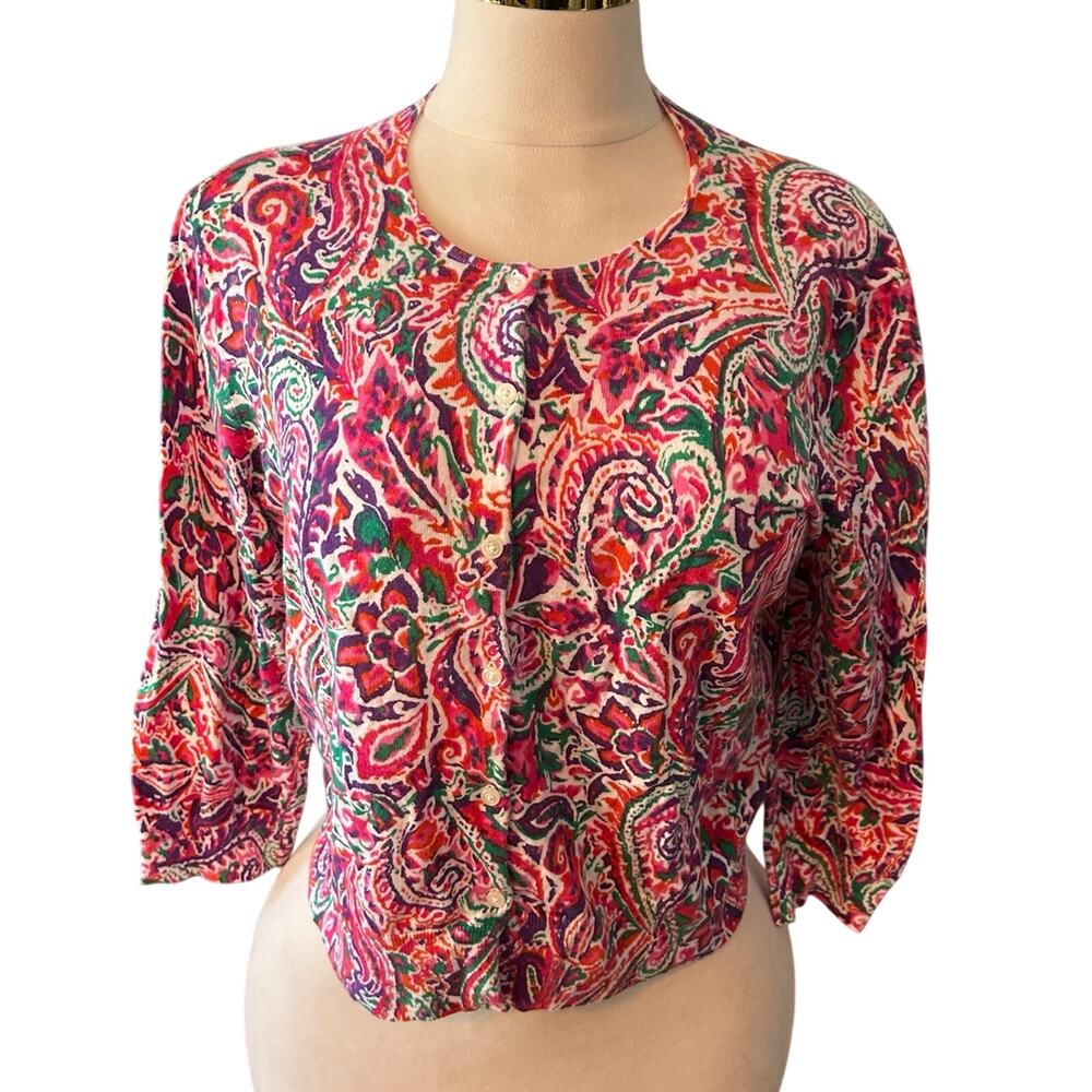 Chaps button up sweater size XLarge